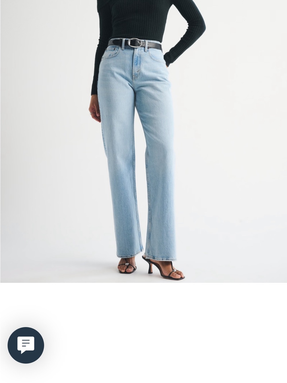 Abercrombie & Fitch Light Blue Straight Leg Jeans